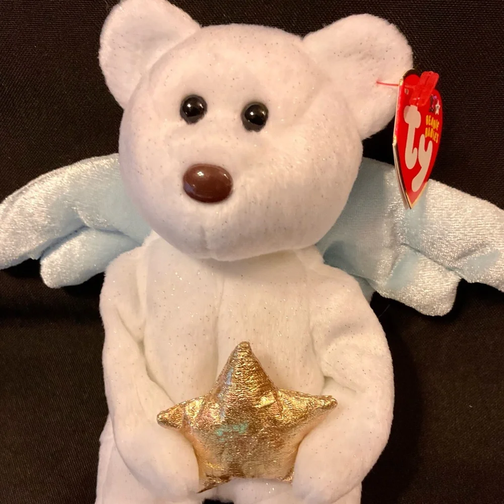 Ty “Star” angel beanie baby